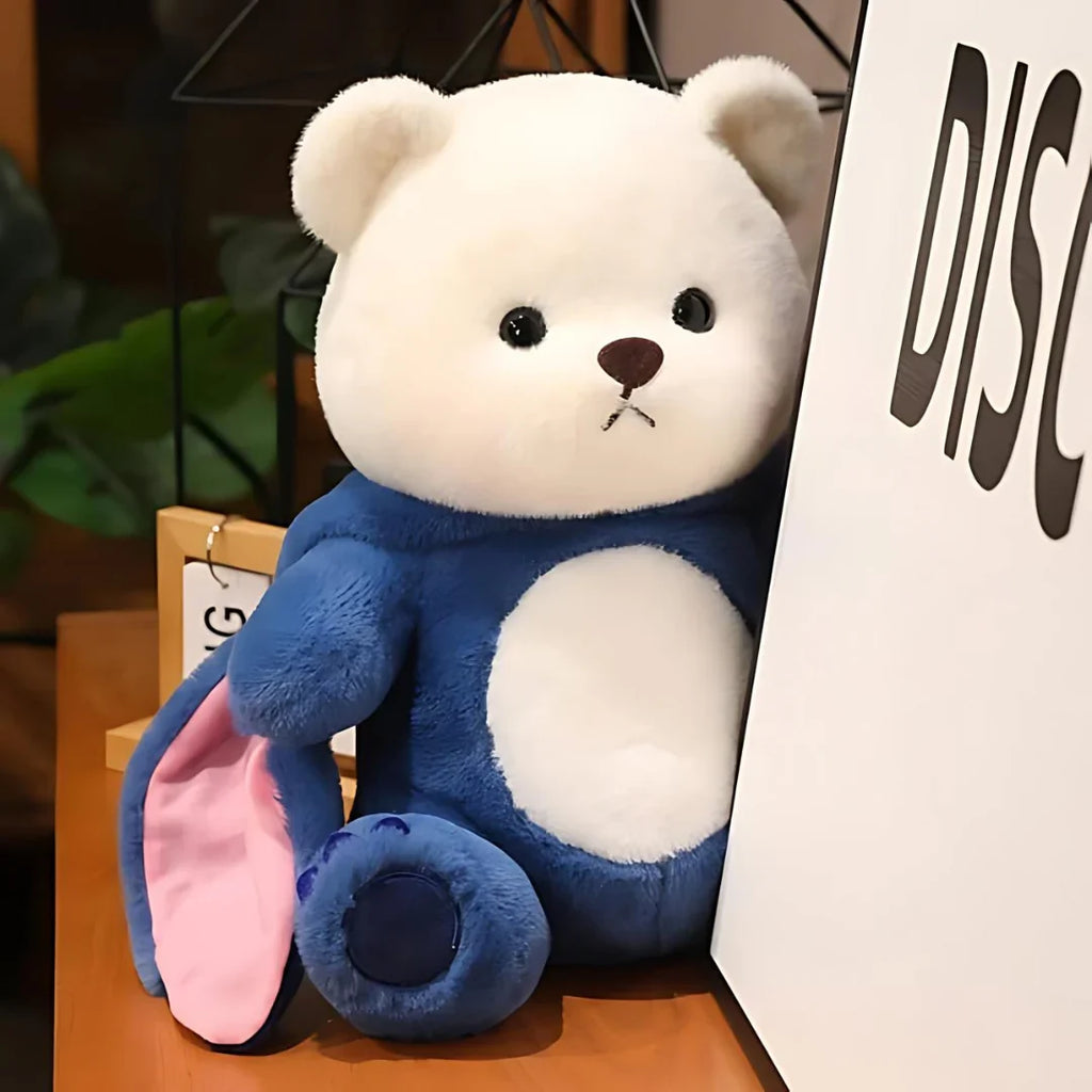 Blue Hoodie Teddy Bear Soft Toy